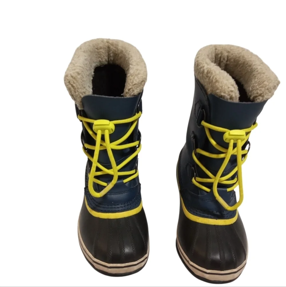 Sorel  Waterproof Insulated Snow Boots Sherpa Lined Duck Winter Boot Sz 4